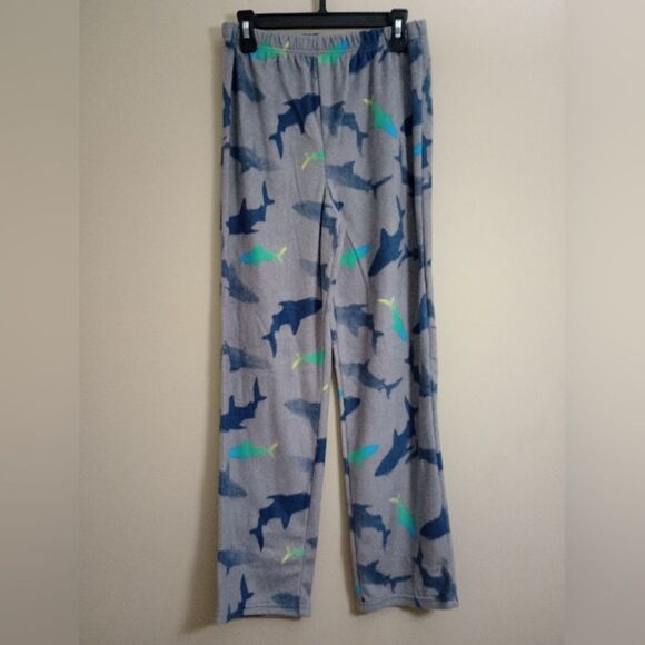 2 Wonder Nation Pajama Sets Long Sleeve Shirts Fleece Pants Size Large 10/12 - Picture 5 of 13